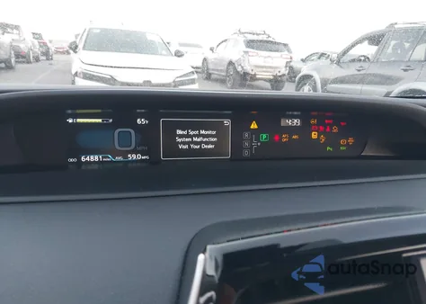 2020 Toyota Prius Xle from USA, damaged, VIN JTDKARFUXL3112926